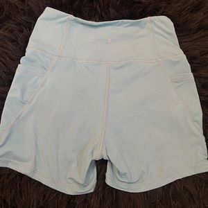 Light Blue Biker Shorts!